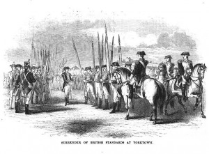 Surrender of British Standads at Yorktown Surrender of British Standards at Yorktown