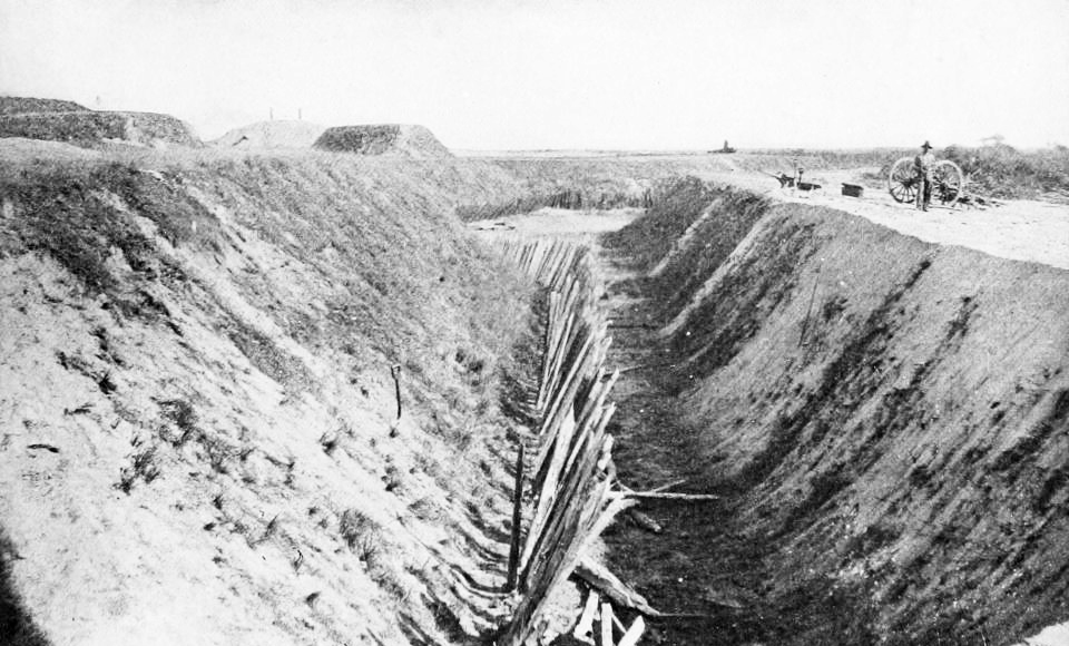 Ditches at Fort Mcallister